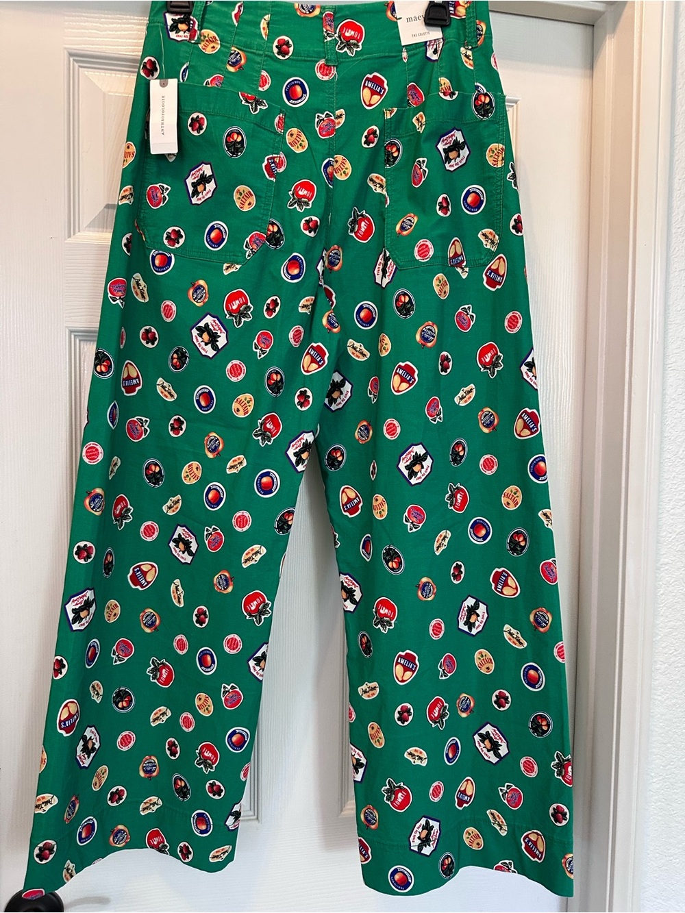 NWT The Colette Cropped Wide-Leg Trousers - Picture 4 of 7